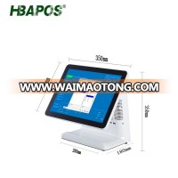 True Flat Touch Screen pos system terminal/cash register machine/electronic cash register HBA-Q7