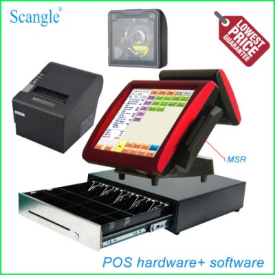 Restaurant Management POS Terminal / POS System with 15inch Touch Screen