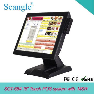 All in One POS System/POS Terminal with 15′′ LCD Touch Screen