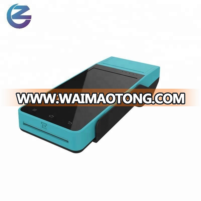 mobile cash register, bill payment machine, handheld smart android pos terminal with barcode scanner